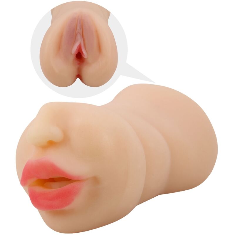 CRAZY BULL - ZOEY MASTUBADOR EN FORMA DE VAGINA DUPLA ENTRADA
