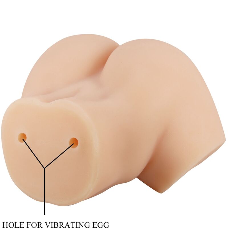 CRAZY BULL - VIBRADOR REALÍSTICO DE VAGINA Y NUS HAILEY