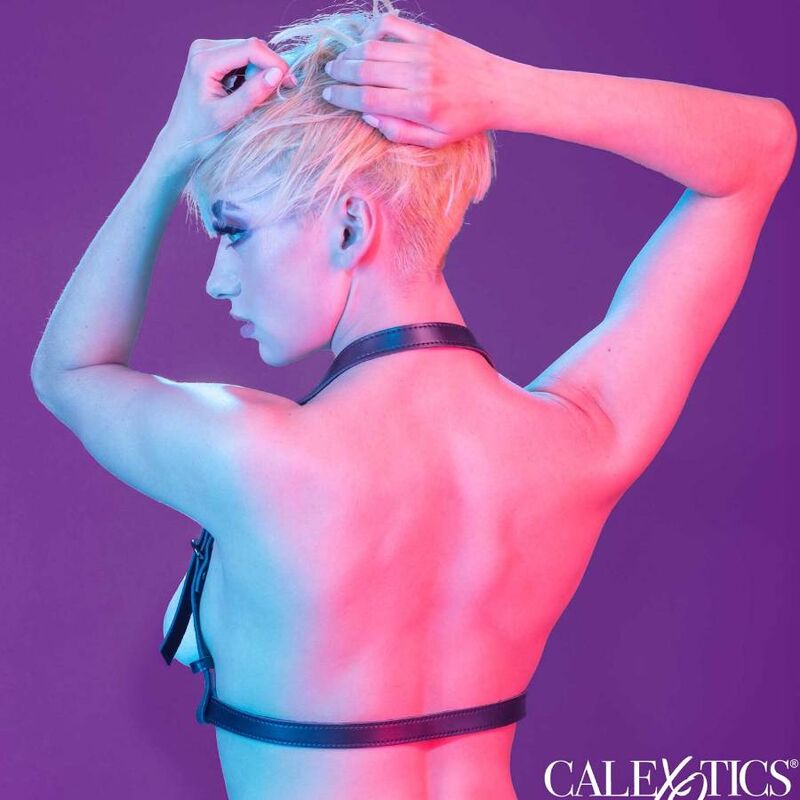 CALEXOTICS – EUPHORIA ARNÊS HALTER COM FIVELA PRETO
