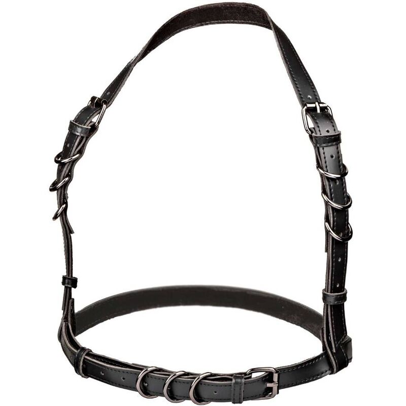 CALEXOTICS - EUPHORIA PLUS TALLA HALTER FIVELA ARNÊS PRETO
