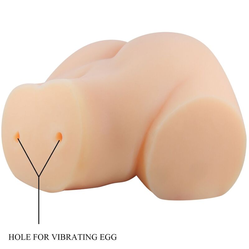 CRAZY BULL - VIBRADOR REALISTA DE VAGINA Y NUS EMILIA
