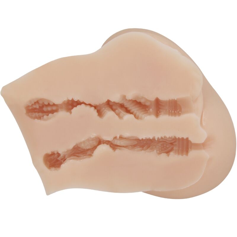 CRAZY BULL - VIBRADOR REALISTA DE VAGINA Y NUS LUNA