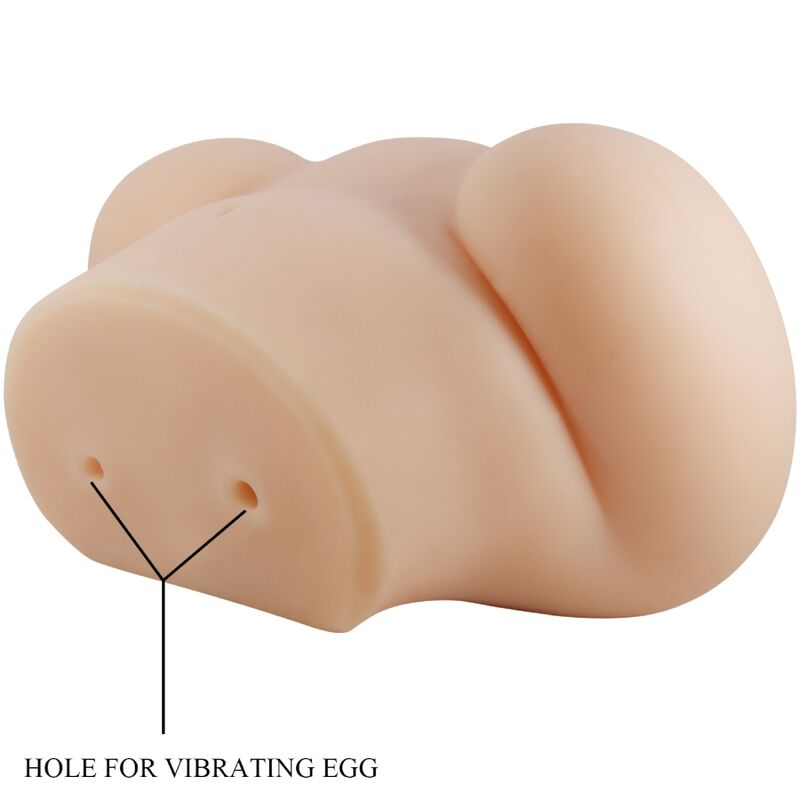 CRAZY BULL - VIBRADOR REALISTA DE VAGINA Y NUS LUNA