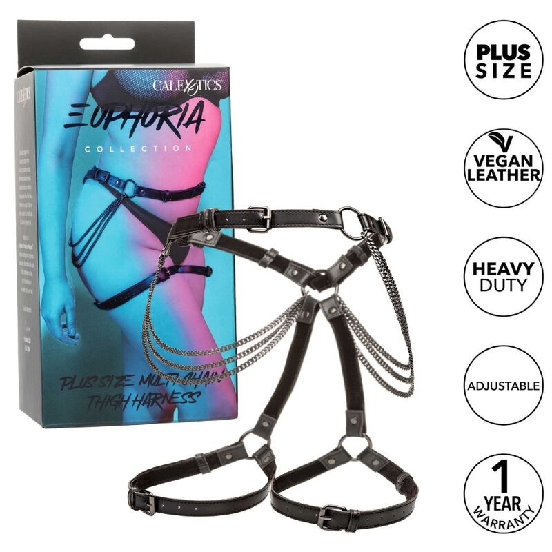 CALEXOTICS - EUPHORIA PLUS TALLA MULTI CADENA ARNÊS DE COXA