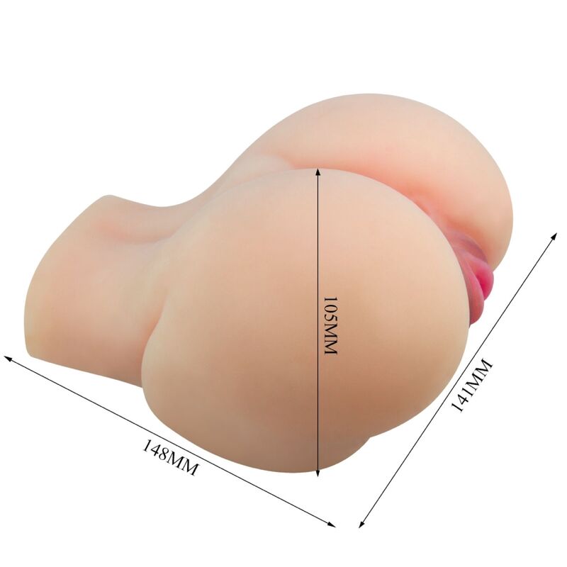 CRAZY BULL - VIBRADOR REALISTA DE VAGINA Y NUS KYLIE