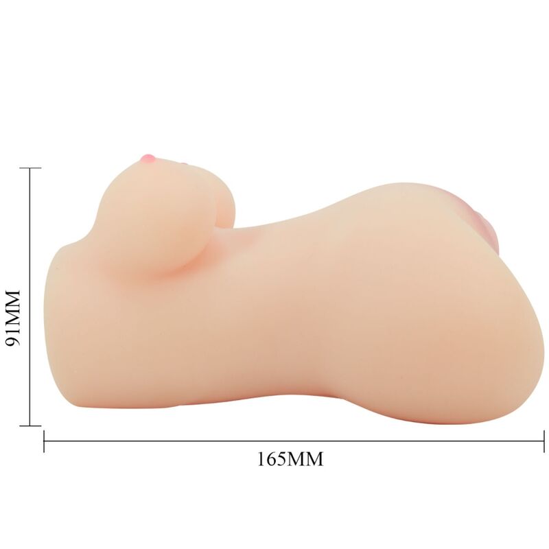CRAZY BULL - VIBRADOR REALISTA DE VAGINA Y NUS HANNAH