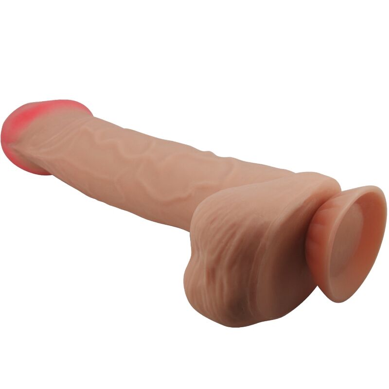 PRETTY LOVE - SLIDING SKIN SERIES DILDO REALISTA COM VENTOSA PELE DESLIZANTE 26 CM
