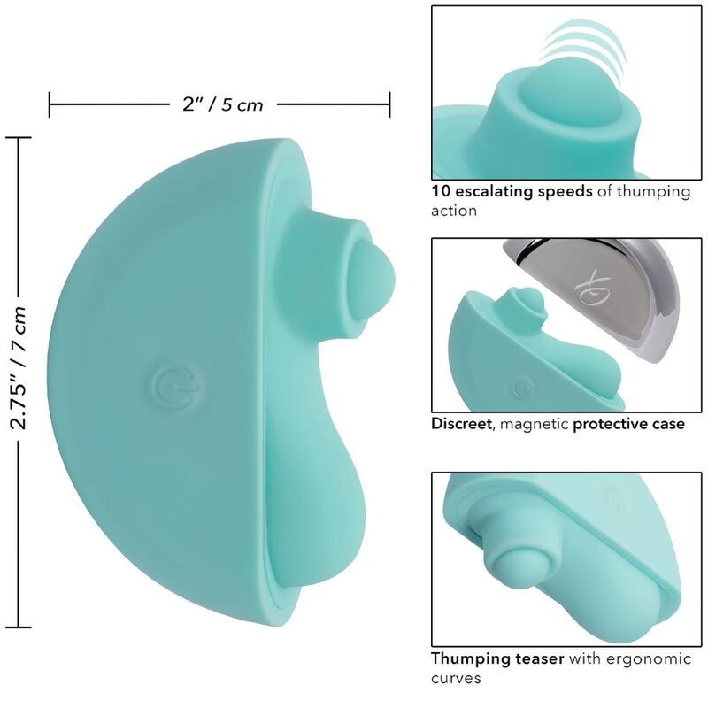 CALEXOTICS - ESTIMULADOR OVATION ACCLAIM AQUA GREEN