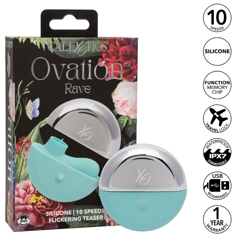 CALEXOTICS - OVATION RAVE ESTIMULADOR VERDE ÁGUA