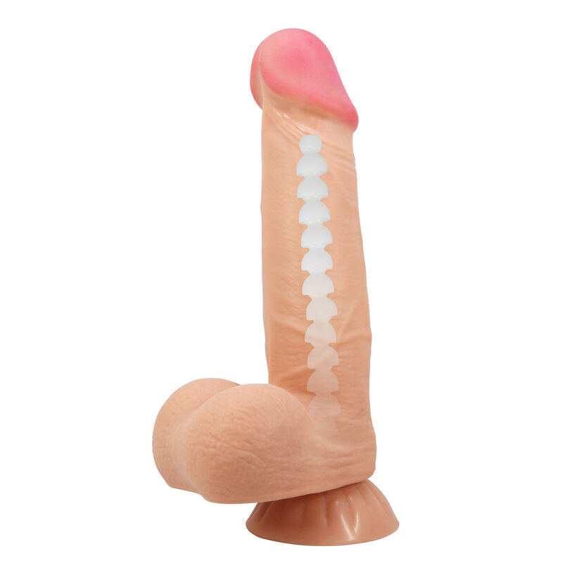 PRETTY LOVE - SLIDING SKIN SERIES DILDO REALISTA COM VENTOSA PELE DESLIZANTE 21,8 CM