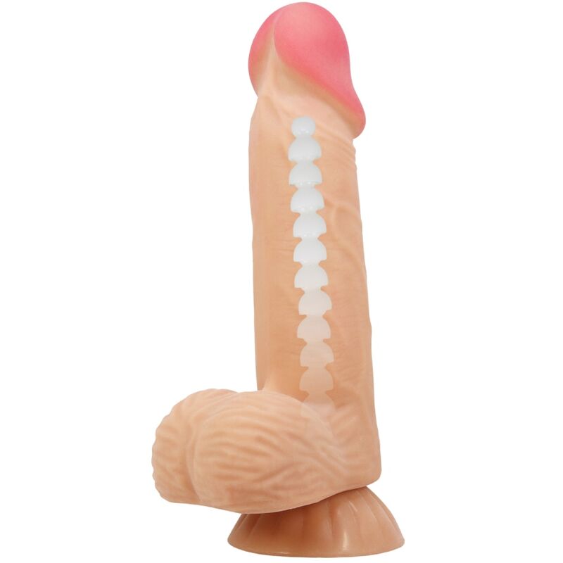 PRETTY LOVE - SLIDING SKIN SERIES DILDO REALISTA COM VENTOSA PELE DESLIZANTE 20,6 CM
