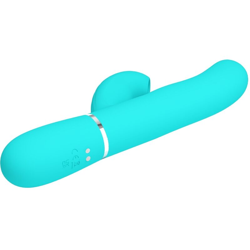 PRETTY LOVE - PERLITA VIBRADOR PONTO G 3 EM 1 MULTIFUNÇÕES VERDE ÁGUA