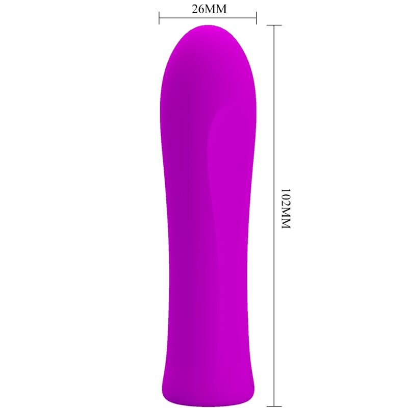 ALFREDA VIBRADOR SUPER POWER ROXO - PRETTY LOVE