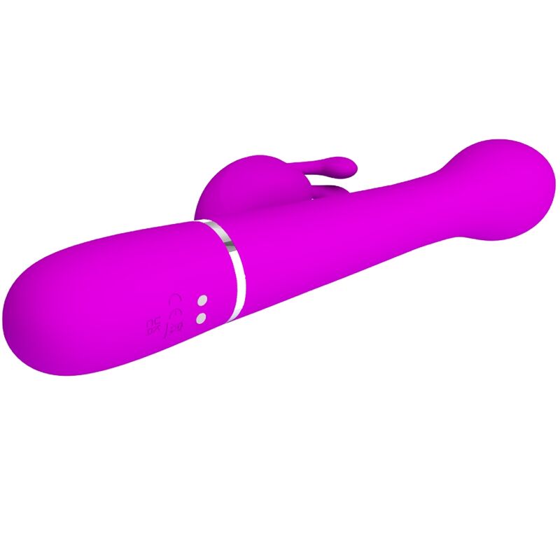 DEJON VIBRADOR RABBIT 3 EM 1 MULTIFUNÇÕES ROXO - PRETTY LOVE