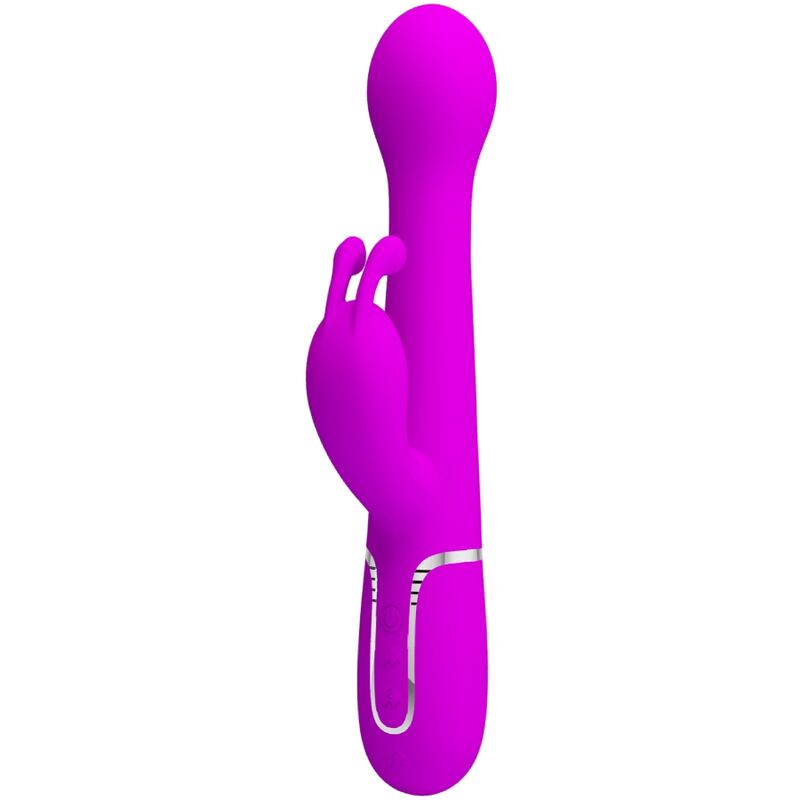 DEJON VIBRADOR RABBIT 3 EM 1 MULTIFUNÇÕES ROXO - PRETTY LOVE