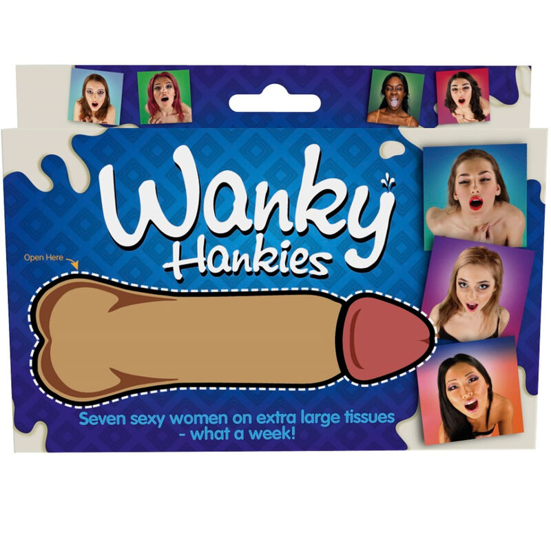 SPENCER &amp; FLEETWOOD - WANKY HANKIES 7 LENÇOS EXTRA GRANDES PARA MUJERES