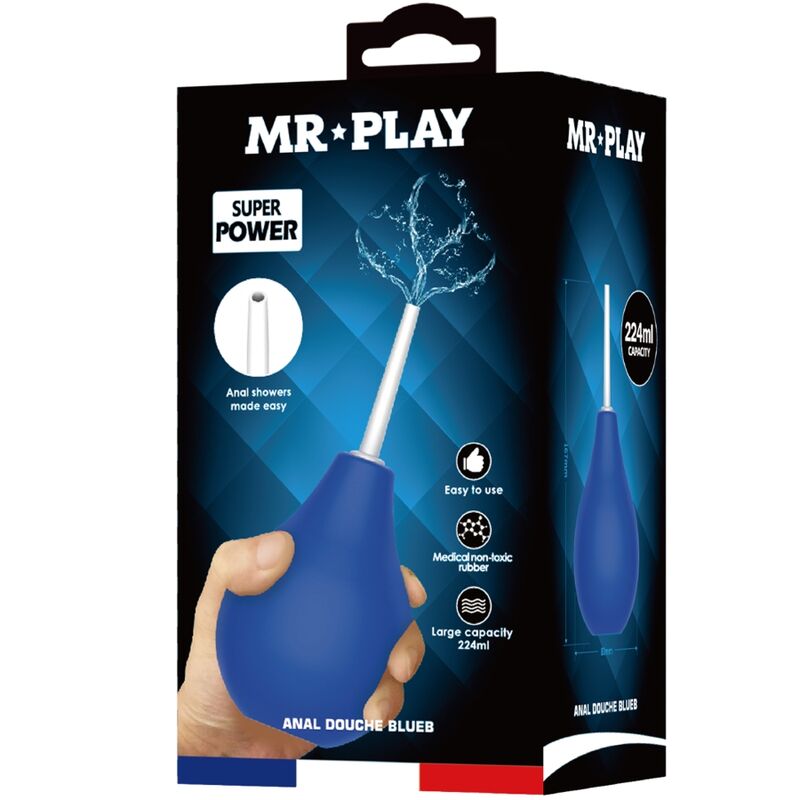 MR PLAY - DUCHE ANAL SUPER POWER AZUL