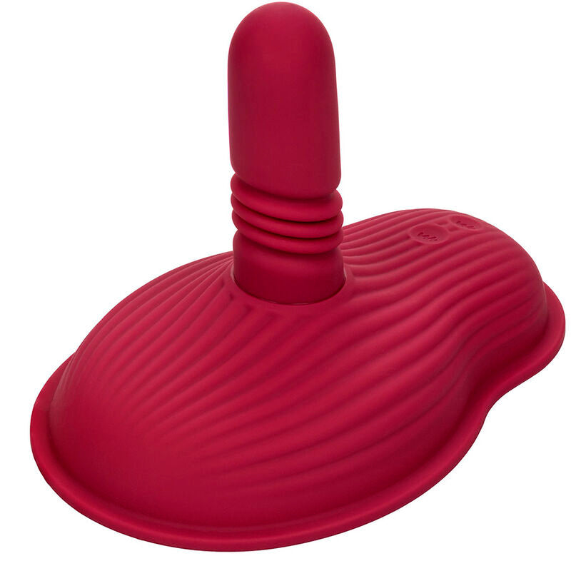CALEXOTICS - RIDER MASSAJADOR DUPLO MOTOR COM CONTROLO REMOTO VERMELHO