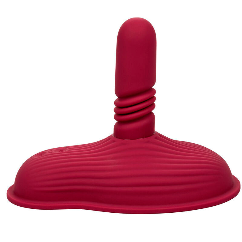 CALEXOTICS - RIDER MASSAJADOR DUPLO MOTOR COM CONTROLO REMOTO VERMELHO