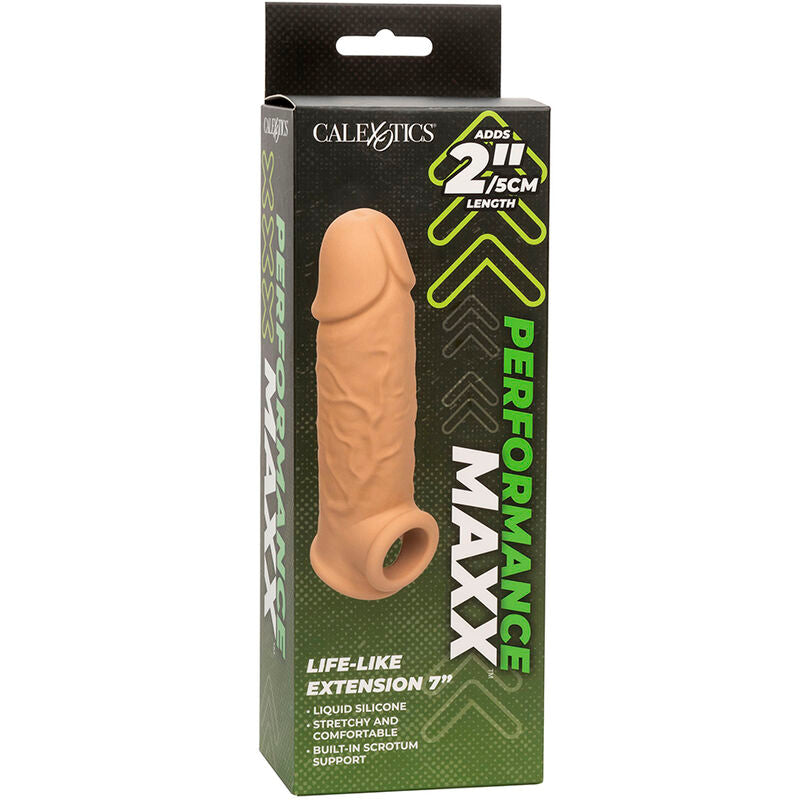 CALEXOTICS - EXTENSIÓN PERFORMANCE MAXX REALISTA 7 PELE CLARA