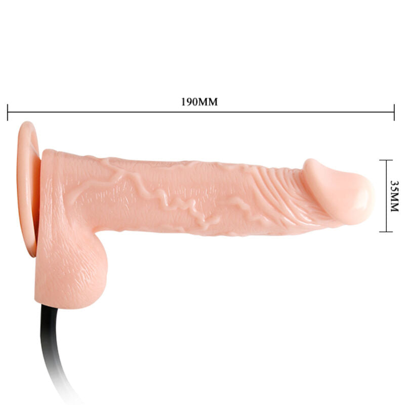 DANCE - DILDO REALISTA INSUFLÁVEL COM VENTOSA 15 CM - Sex Shop Sexy
