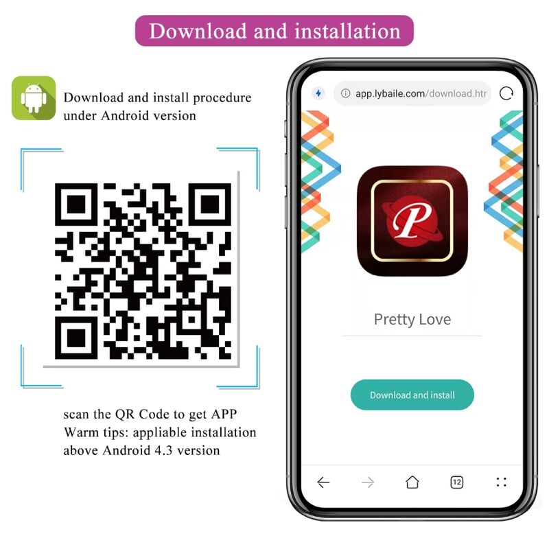 PRETTY LOVE - NYMPH OVO VIBRADOR CONTROLADO POR APP LILÁS
