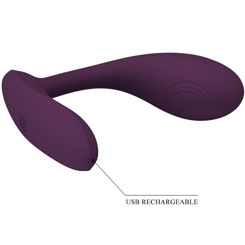 Aplicación Pretty Love - Baird G-Spot 12 Vibrações Recarregável Lila