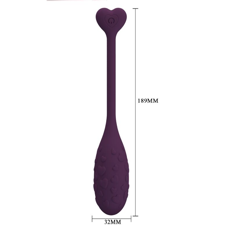 PRETTY LOVE - FISHERMAN OVO VIBRADOR LILÁS CONTROLADO POR APP
