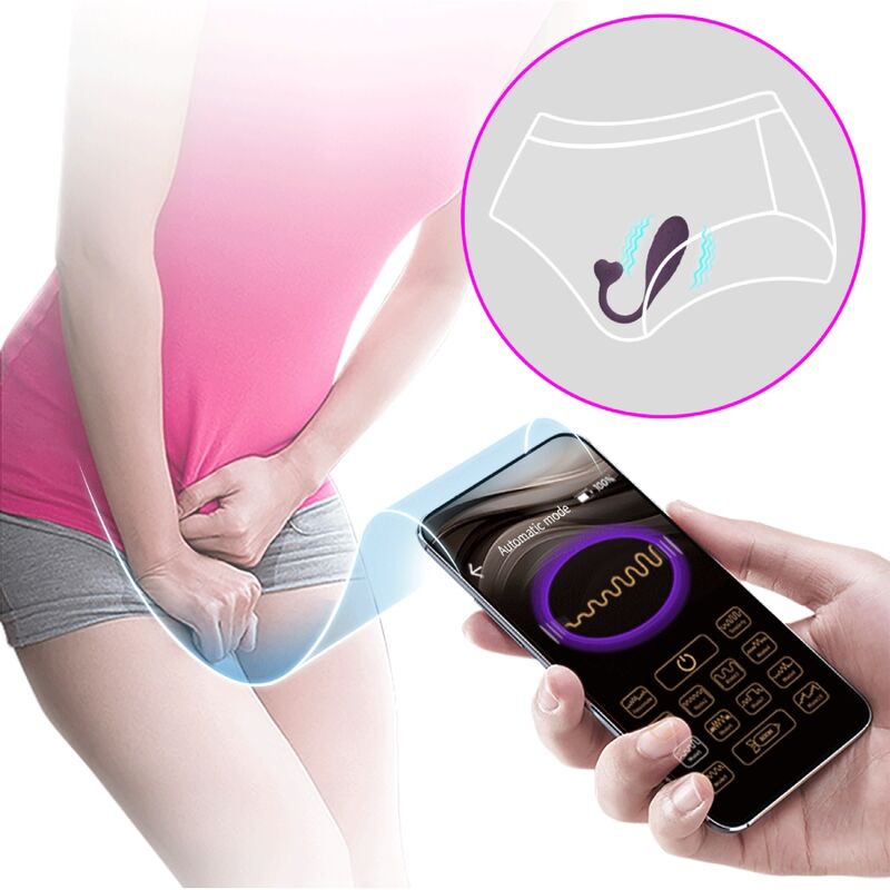 PRETTY LOVE - FISHERMAN OVO VIBRADOR LILÁS CONTROLADO POR APP