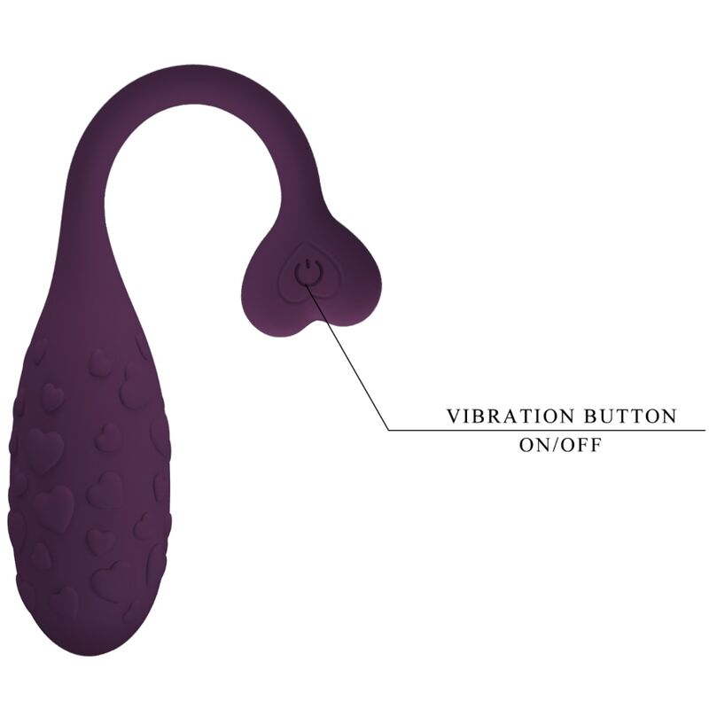 PRETTY LOVE - FISHERMAN OVO VIBRADOR LILÁS CONTROLADO POR APP