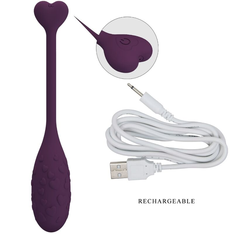PRETTY LOVE - FISHERMAN OVO VIBRADOR LILÁS CONTROLADO POR APP
