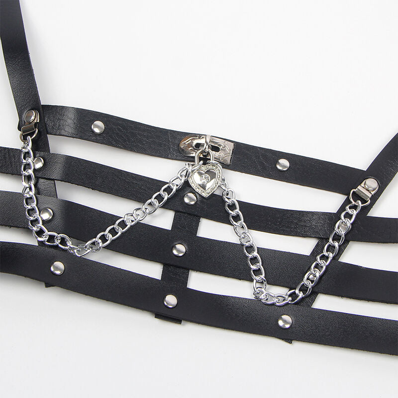 SUBBLIME - ARNÊS ESTILO CORSET COM DETALHE EM CORRENTES TAMANHO ÚNICO