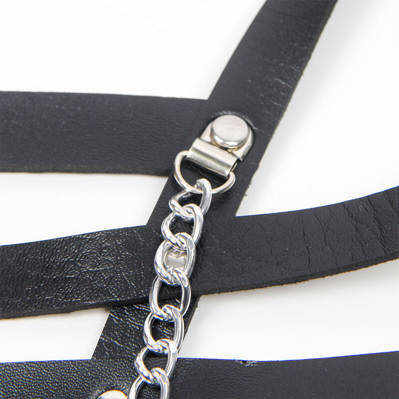 SUBBLIME - ARNÊS ESTILO CORSET COM DETALHE EM CORRENTES TAMANHO ÚNICO