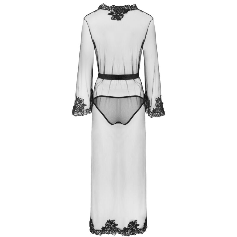 LIVCO CORSETTI FASHION - NOKINA LC XG055 ROBE + CUECA PRETO TAMANHO ÚNICO