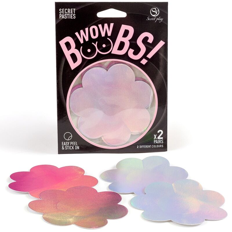 Juego secreto - ¡Uau Peitos! Capas de Mamilos en Forma de Flor