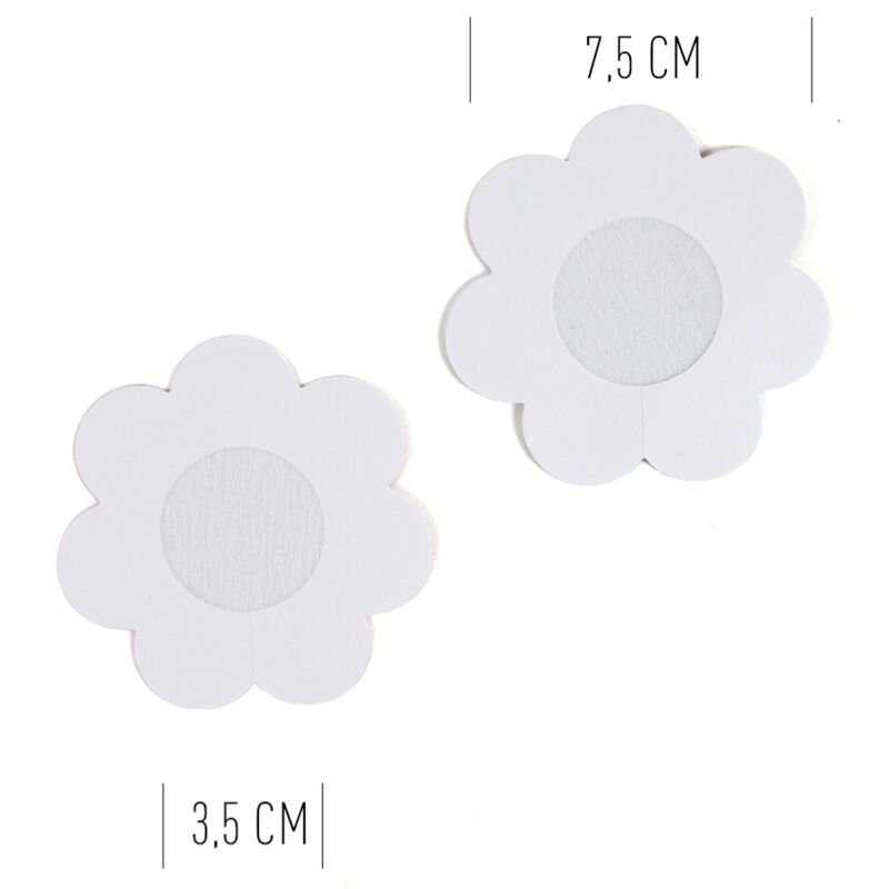 Juego secreto - ¡Uau Peitos! Capas de Mamilos en Forma de Flor