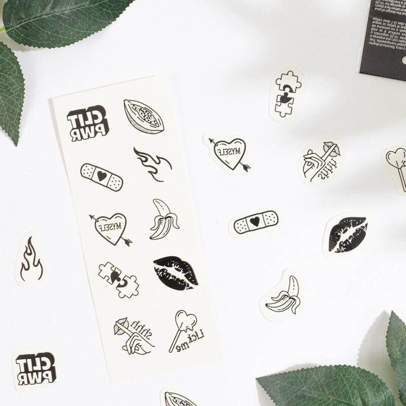 SECRET PLAY - SET DE 10 TATUAGENS TEMPORÁRIAS CANDY COLLECTION