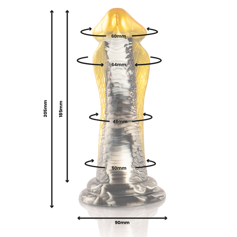 EPIC - DRAKON DILDO COBRA AMARELA
