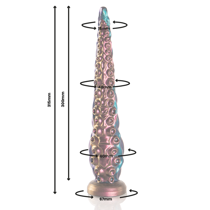 EPIC - CARIBDIS FINA TENTCULO DILDO TAMANHO GRANDE