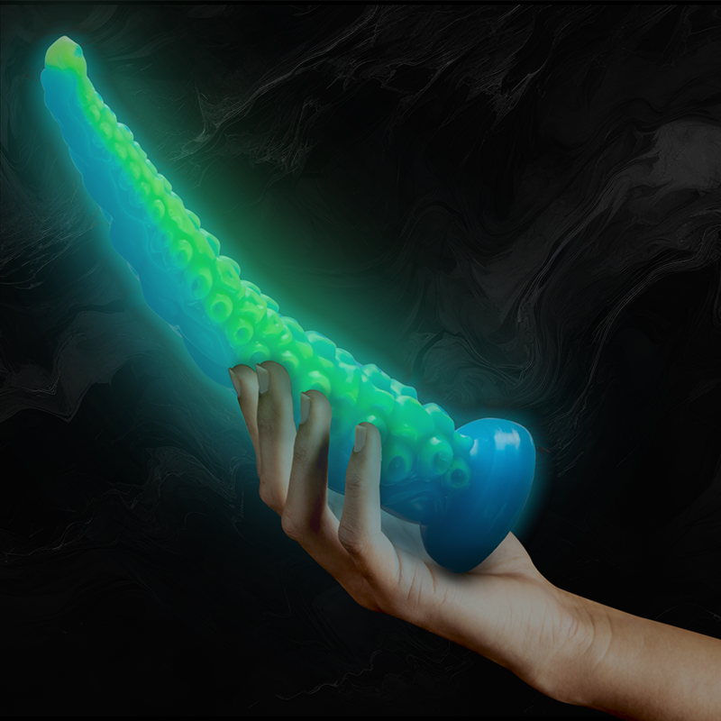 EPIC - SCYLLA DILDO TENTÁCULO FINO FLUORESCENTE TAMANHO GRANDE