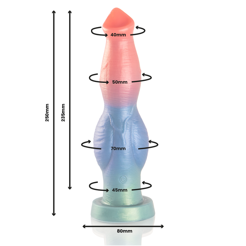 EPIC - ARION DILDO SINFONÍA DEL PLACER CONTROLE REMOTO RECARREGÁVEL