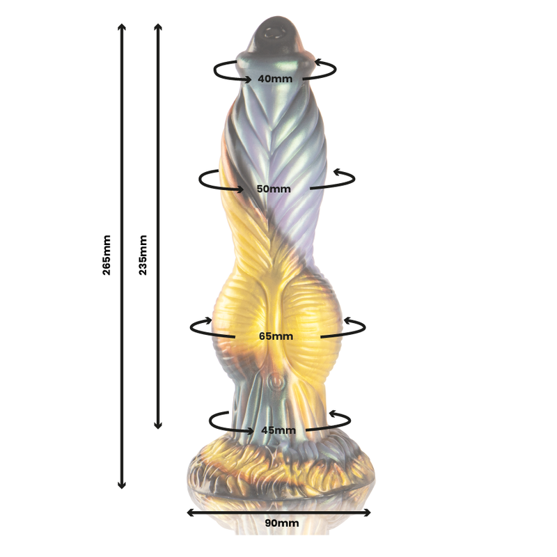 EPIC - PHOENIX DILDO RENASCIMENTO DO PRAZER RECARREGÁVEL COMANDO REMOTO
