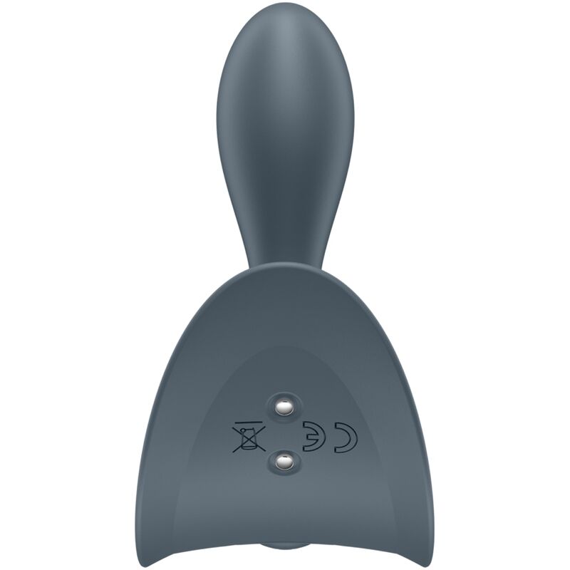 SATISFYER - BOOTY ABSOLUTE BEGINNERS 2 PLUG ANAL VIBRADOR UNISEXO NEGRO