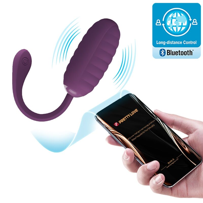 PRETTY LOVE - CASPER OVO VIBRADOR RECARREGÁVEL ROXO
