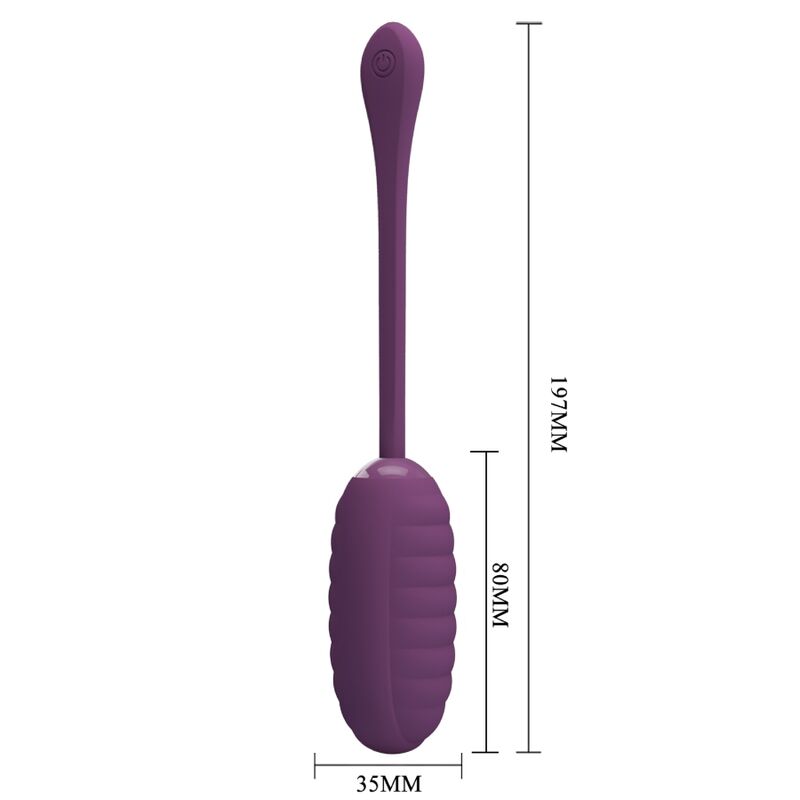 PRETTY LOVE - CASPER OVO VIBRADOR RECARREGÁVEL ROXO