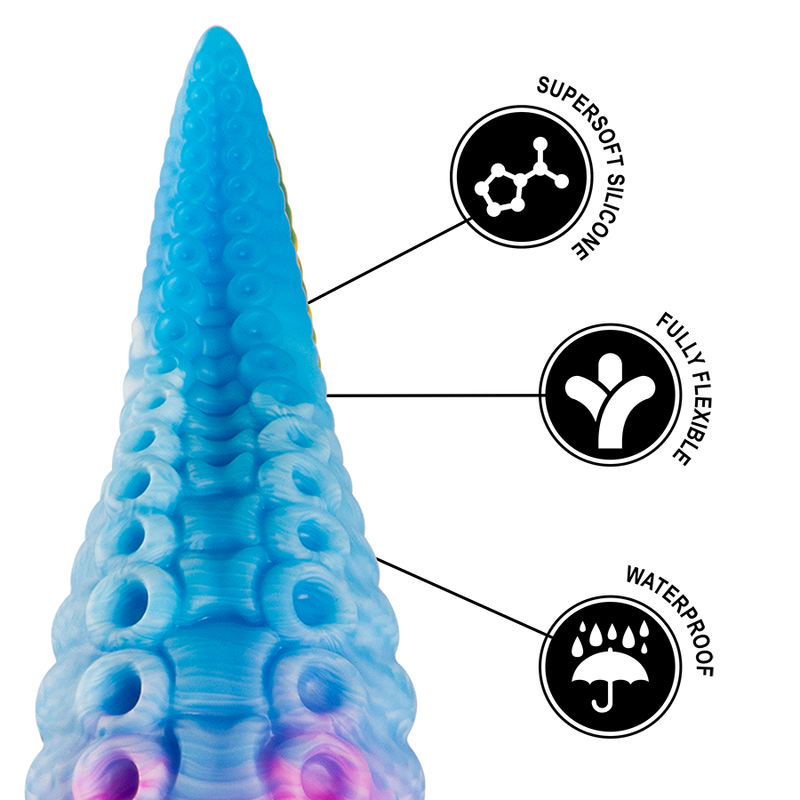 EPIC - PHORCYS DILDO TENTÁCULO AZUL TAMANHO PEQUENO