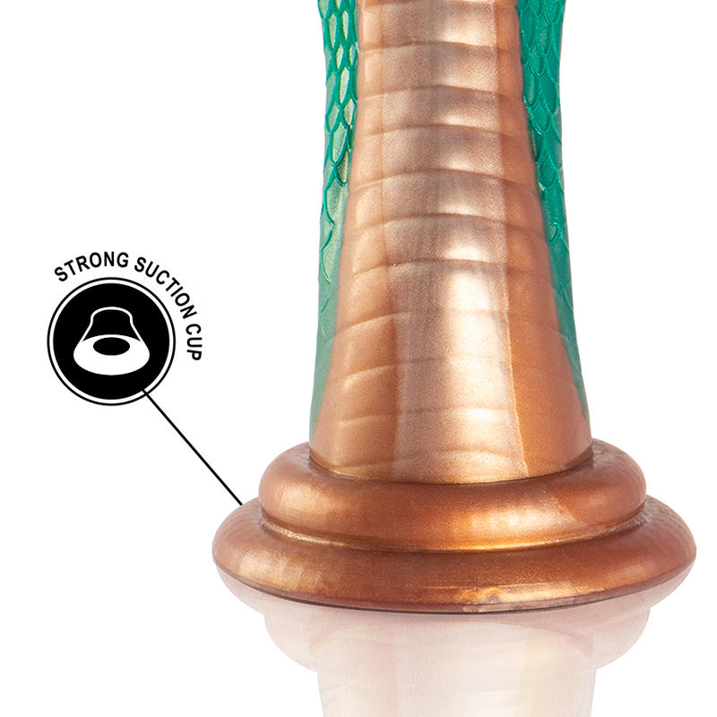 ÉPICO - DILDO DE PITÓN COBRA VERDE