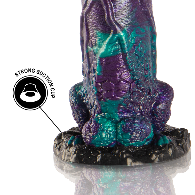 EPIC - BASILISK DILDO DUPLO PRAZER ESCAMOSO TAMANHO GRANDE