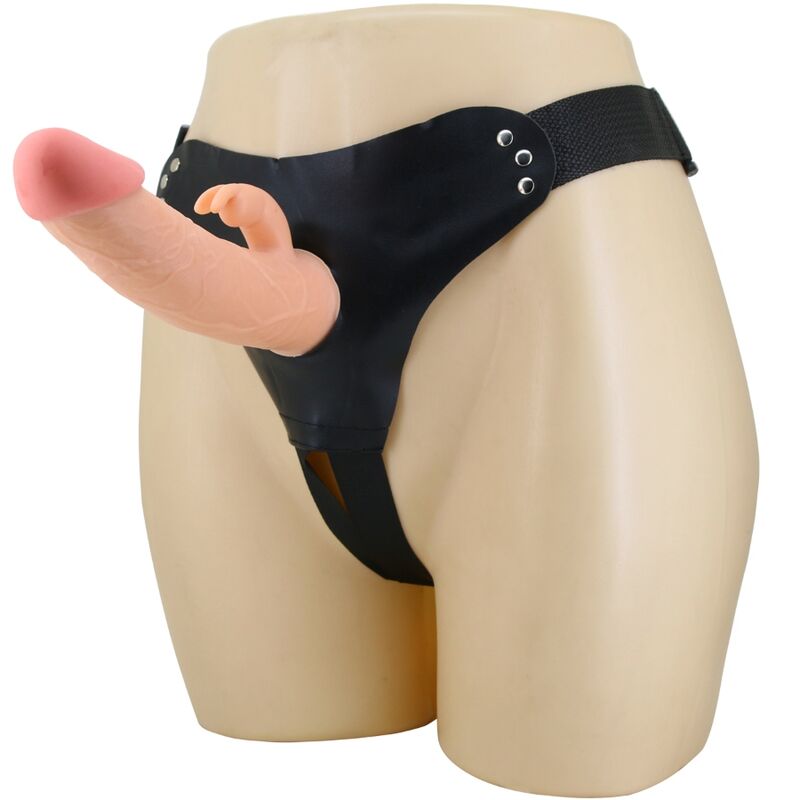 PRETTY LOVE - MAVIS ARNÉS CUECAS UNIVERSAIS COM DILDO 19 CM NATURAL