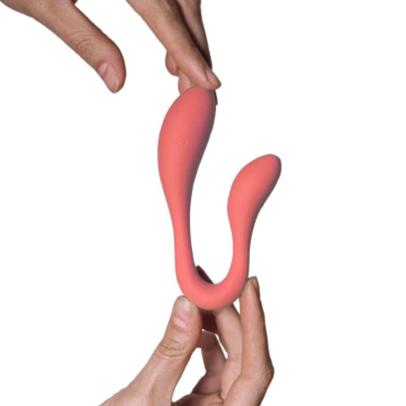 VIBRADOR PARA CASAL CONTROLADO POR APP ADRIEN LASTIC - COUPLE SECRETS II DOUBLE STIMULATION ROSA + FREE APP